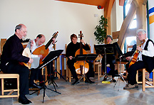 Lachrimae Consort at Bosworth Battlefield Heritage Centre, near Hinckley, West Midlands, UK